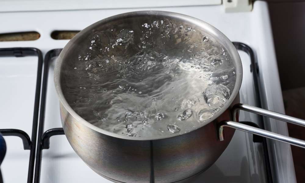 Reheat To Remove Melted fabric From Cookware