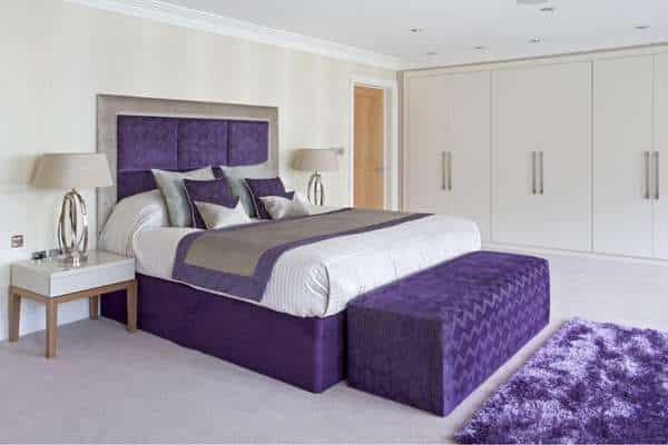 Purple in Best colour Carpet for Bedrooms