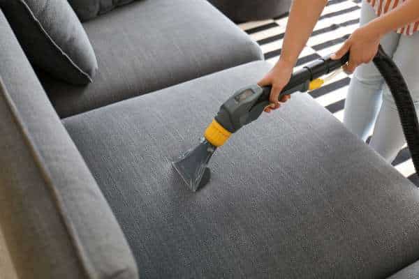 Allow The Area To Dry And Vacuum The Sofa