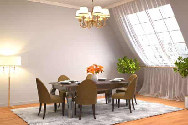 Choosing the Right Rug Size Based on Dining Table Shape