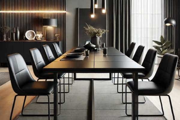 Black Extendable Dining Tables