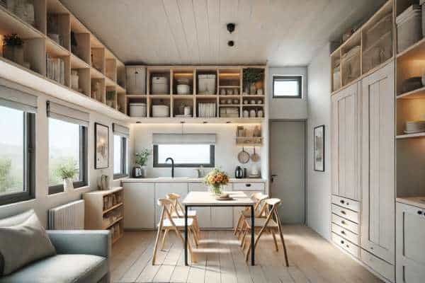 Creative Storage Solutions for Dining Areas in Tiny Houses