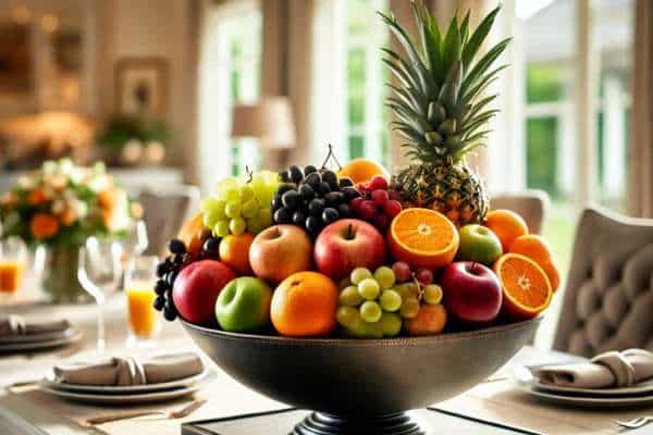 Fruit Bowls and Edible Centerpieces