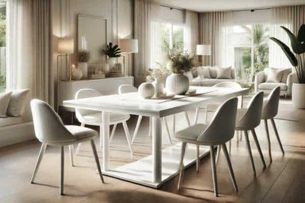 White Dining Table