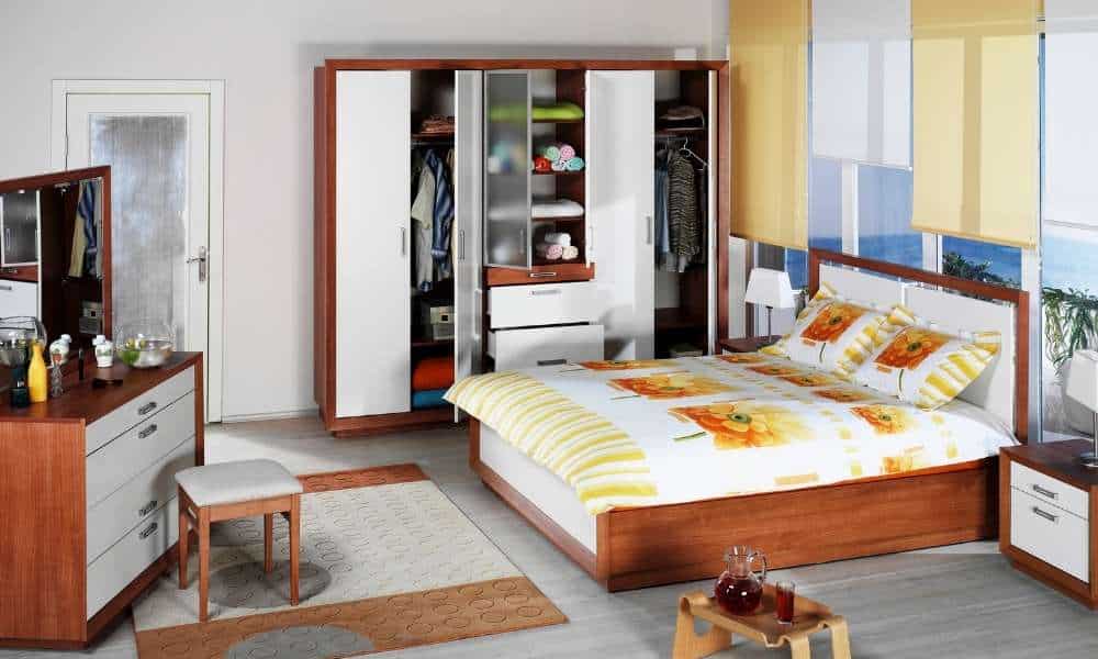 Rectangular Bedroom Furniture Slightly 