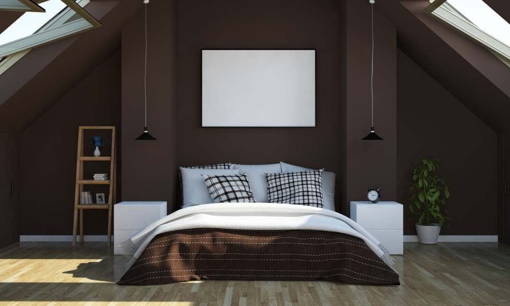 Slanted Wall Bedroom