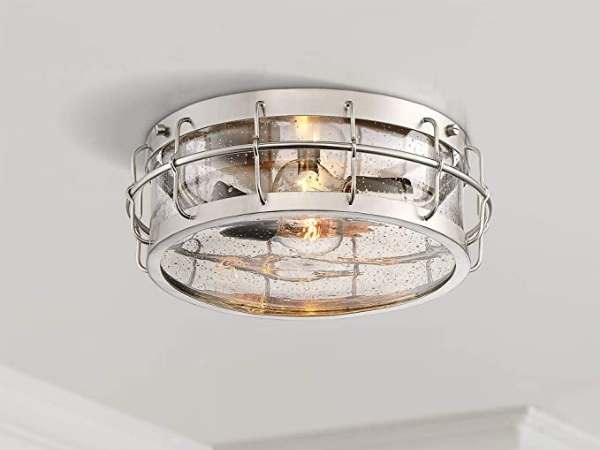 Aya Contemporary Industrial Ceiling Light in Small Bathroom Ceiling Lighting Ideas
