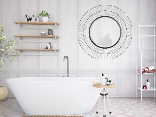 Smooth Geometric Wire And Wire Mirror