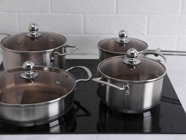 Dry to clean hard anodized cookware