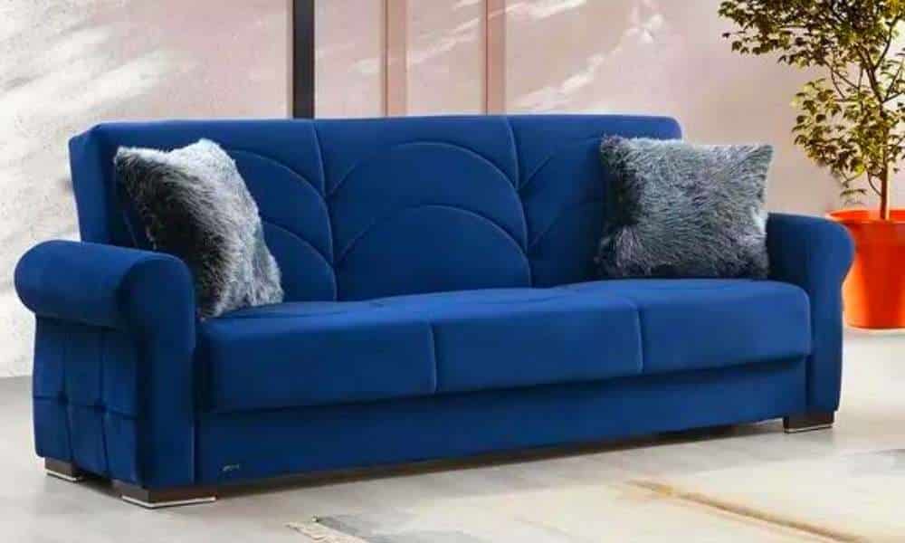 Velvet Sleeper couch 