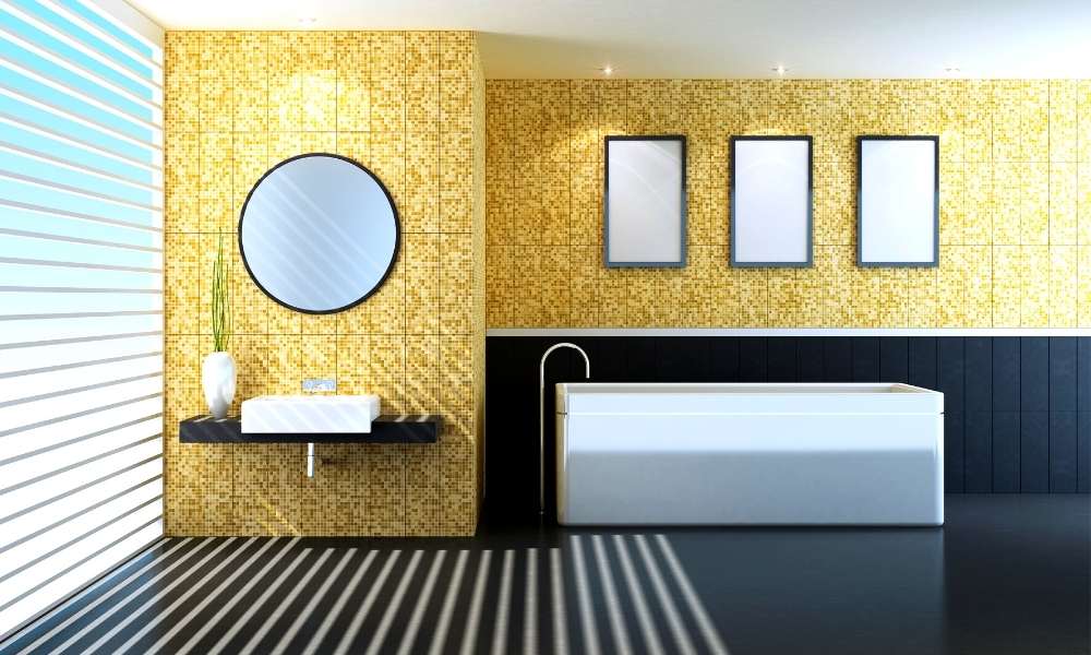 What are gold bathroom ideas?