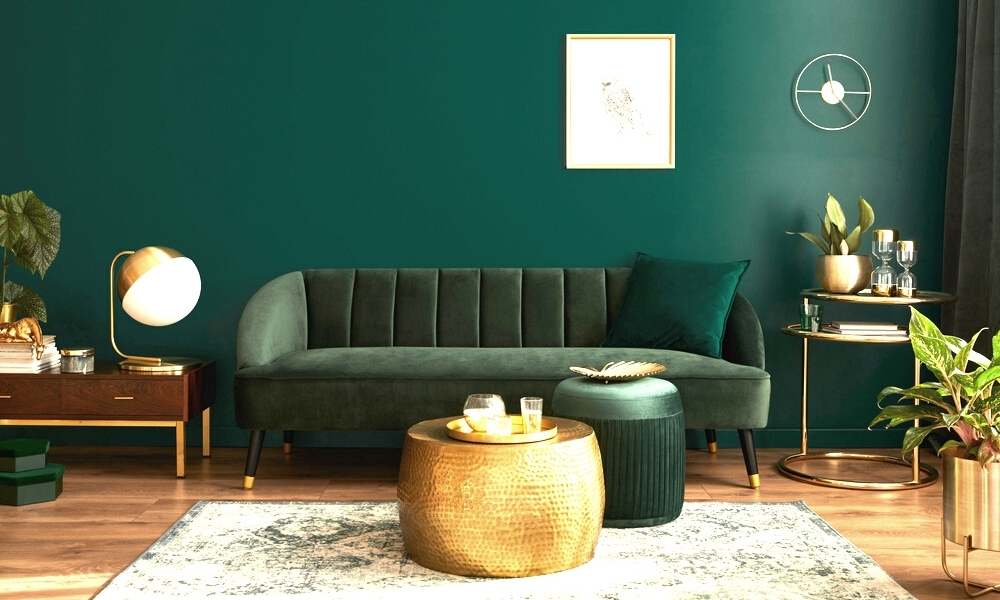 Emerald Green Sofa Living Room Ideas