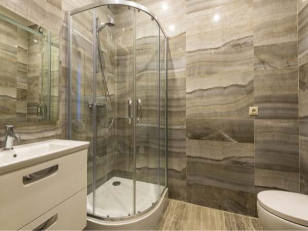 Glass Ceiling Bathroom