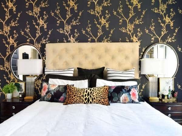  Gold Nightstand Bedroom