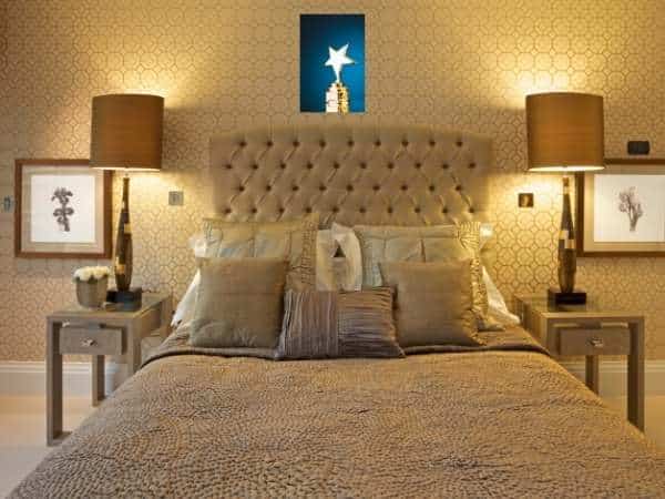  Gold and Blue Bedding