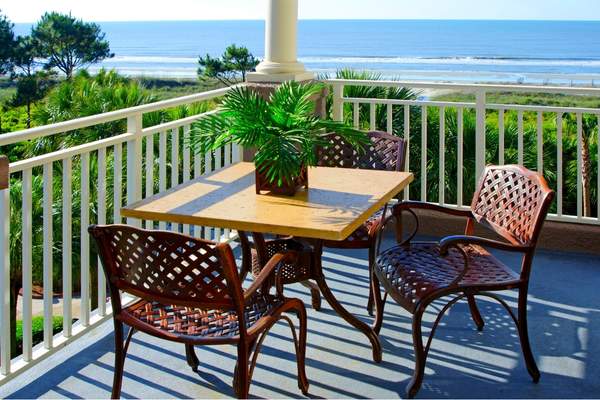 Materials  patio table