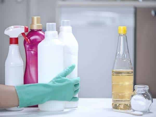 Soak The Fabric In The Cleaning Solution 