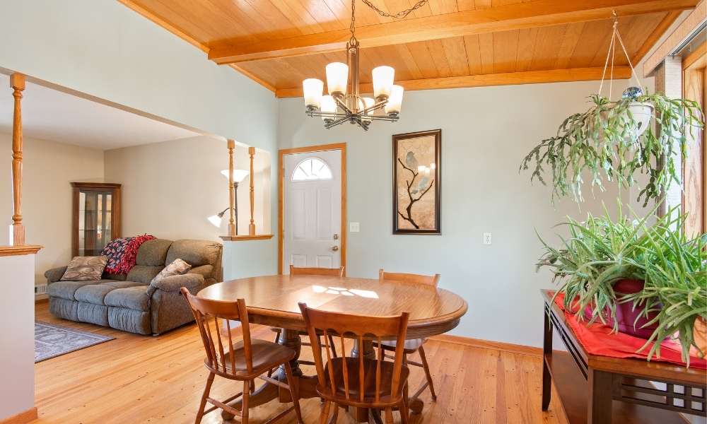 Clean Wooden Dining Table