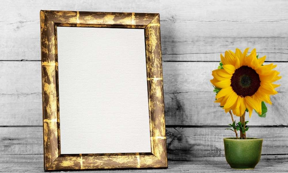 Framed Pictures in Sunflower Bedroom 