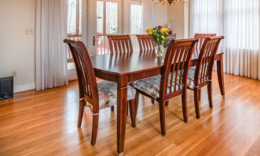 clean Wooden Dining Table