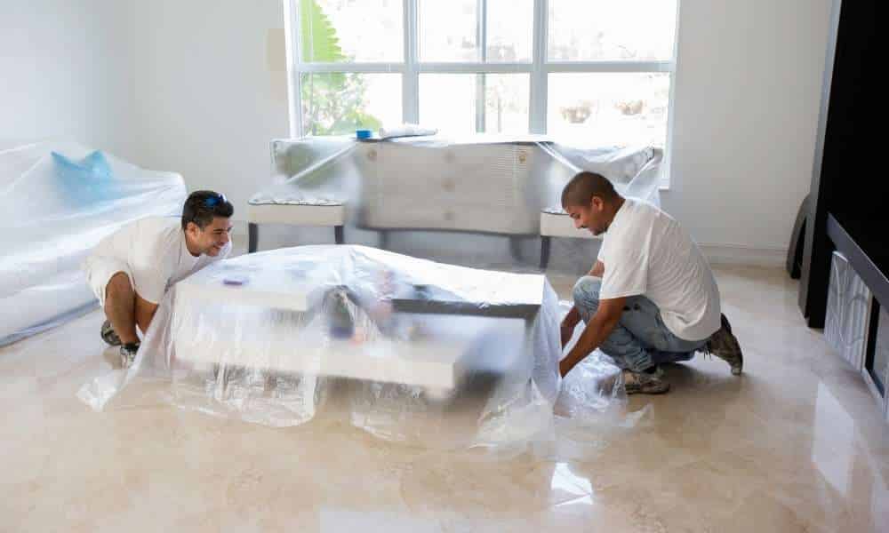 plastic sheeting furniture 