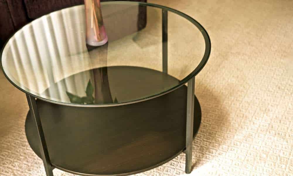 round glass table