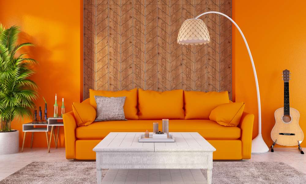 Grey And Orange Living Room Ideas
