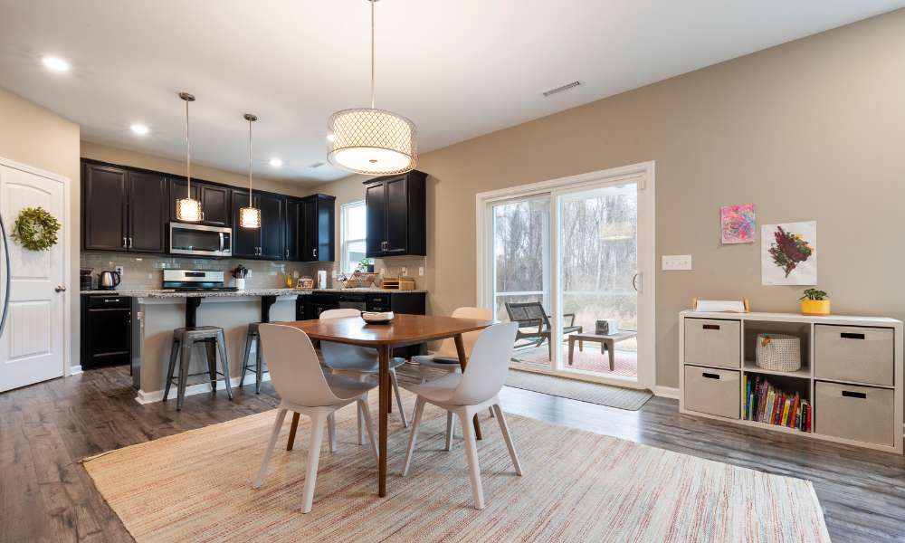 Nylon Wall to protect carpet in dining room