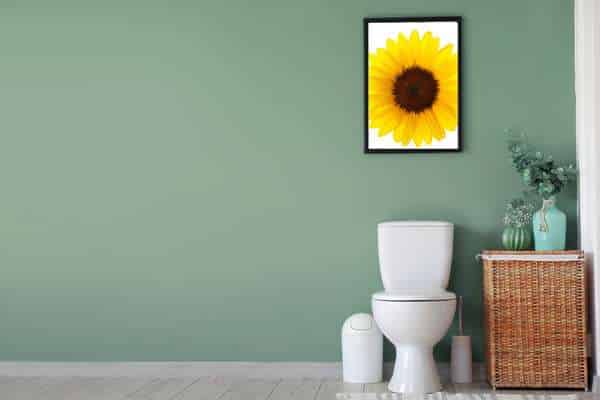 Sunflower Wall Art  for Sunflower Bathroom Ideas