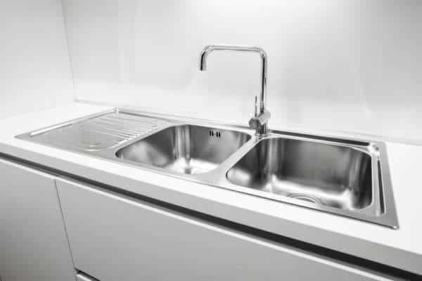 Anti-rust Steel Double-basin Corner Sink