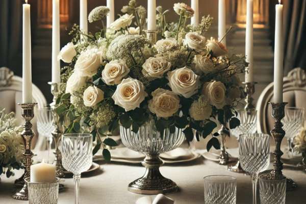 Arranging Centerpieces for Formal Dining Settings