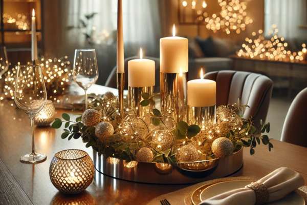 Lighting Effects for Dining Table Centerpieces