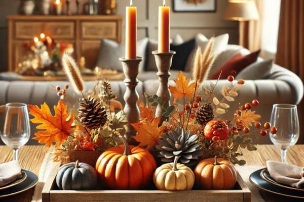 Seasonal Themes for Dining Table Centerpieces