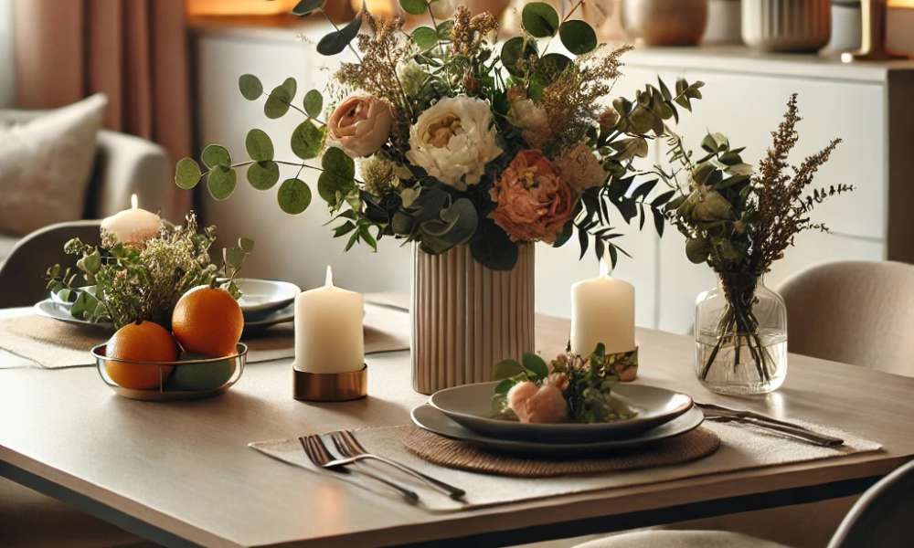 Small Dining Table Centerpiece Ideas