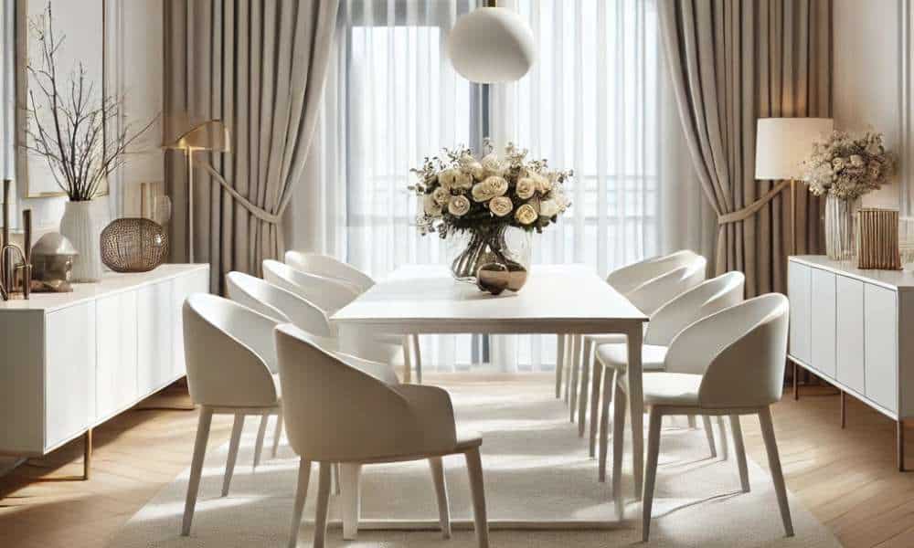 Modern White Dining Room Ideas