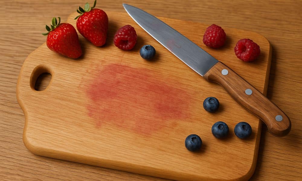 How To Get Fruit Stains Out Of Wood Cutting Board