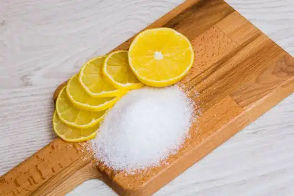 How to Clean Cutting Board with Lemon
