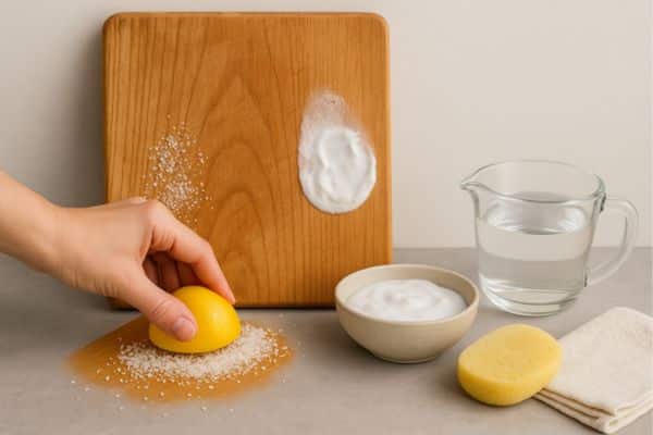  Scrub with Coarse Salt and Lemon