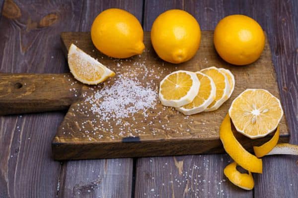 Step 6: Rinse With Lemon and Salt