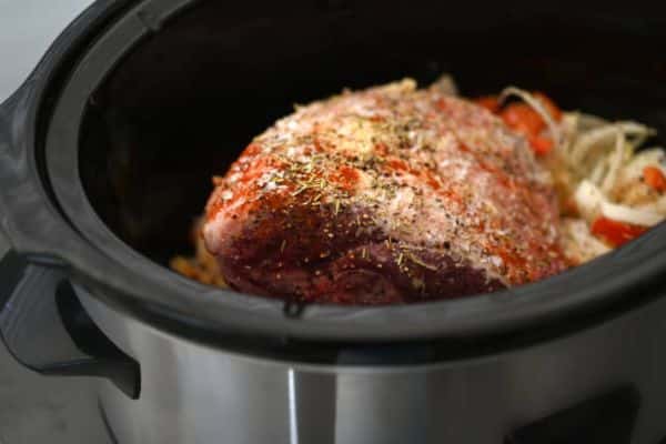Step 4: Set the Roast and Cook on Low