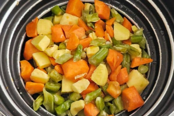Step 1 – Select and prep vegetables to Cook Vegetables in a Slow Cooker