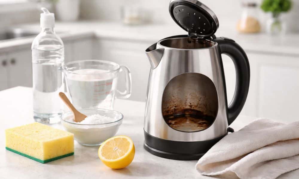 How To Get Burnt Milk Out Of An Electric Kettle