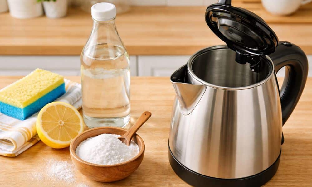 How To Remove Calcium Deposits From Electric Kettle_