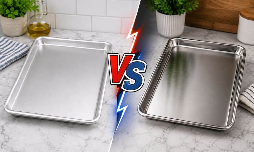 Aluminium Vs Stainless Steel Baking Tray_