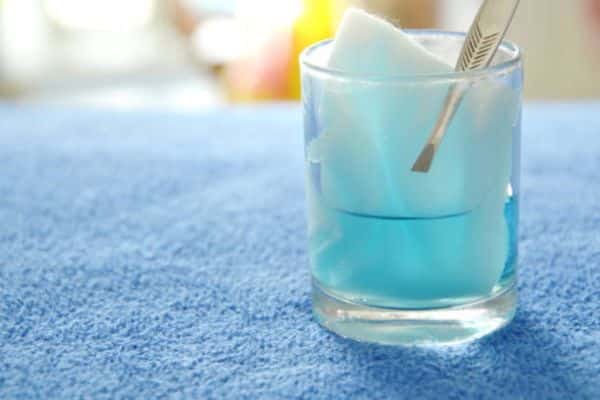 Use Hydrogen Peroxide For Tough Burn Marks